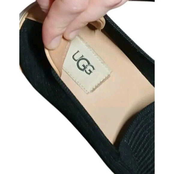 UGG Women's Alameda Sammy Slip-On Sneakers Black Size 10 - Picture 7 of 8
